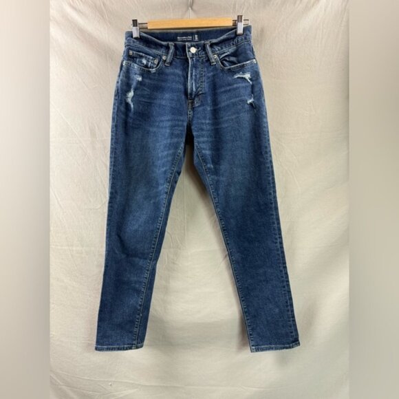 Abercrombie & Fitch Other - Abercrombie Jeans Mens Distressed Blue Zip Fly 29 x 30